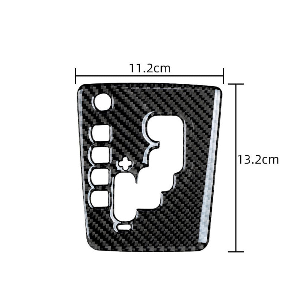Carbon Fiber Interior Gear Shift Panel Cover Trim for Subaru Forester 2009-2013