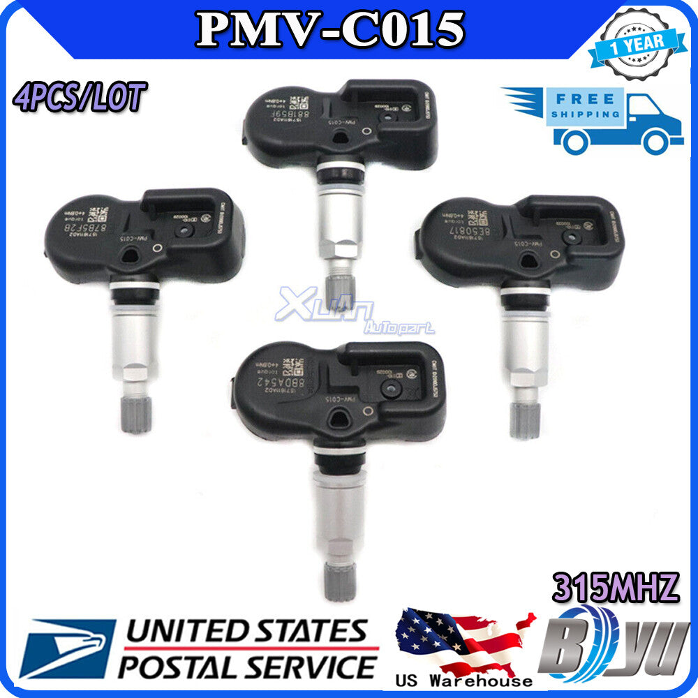 4-pack 42607-06030 new Tire Pressure Sensor Monitor (TPMS) for Toyota for Camry PMV-C015