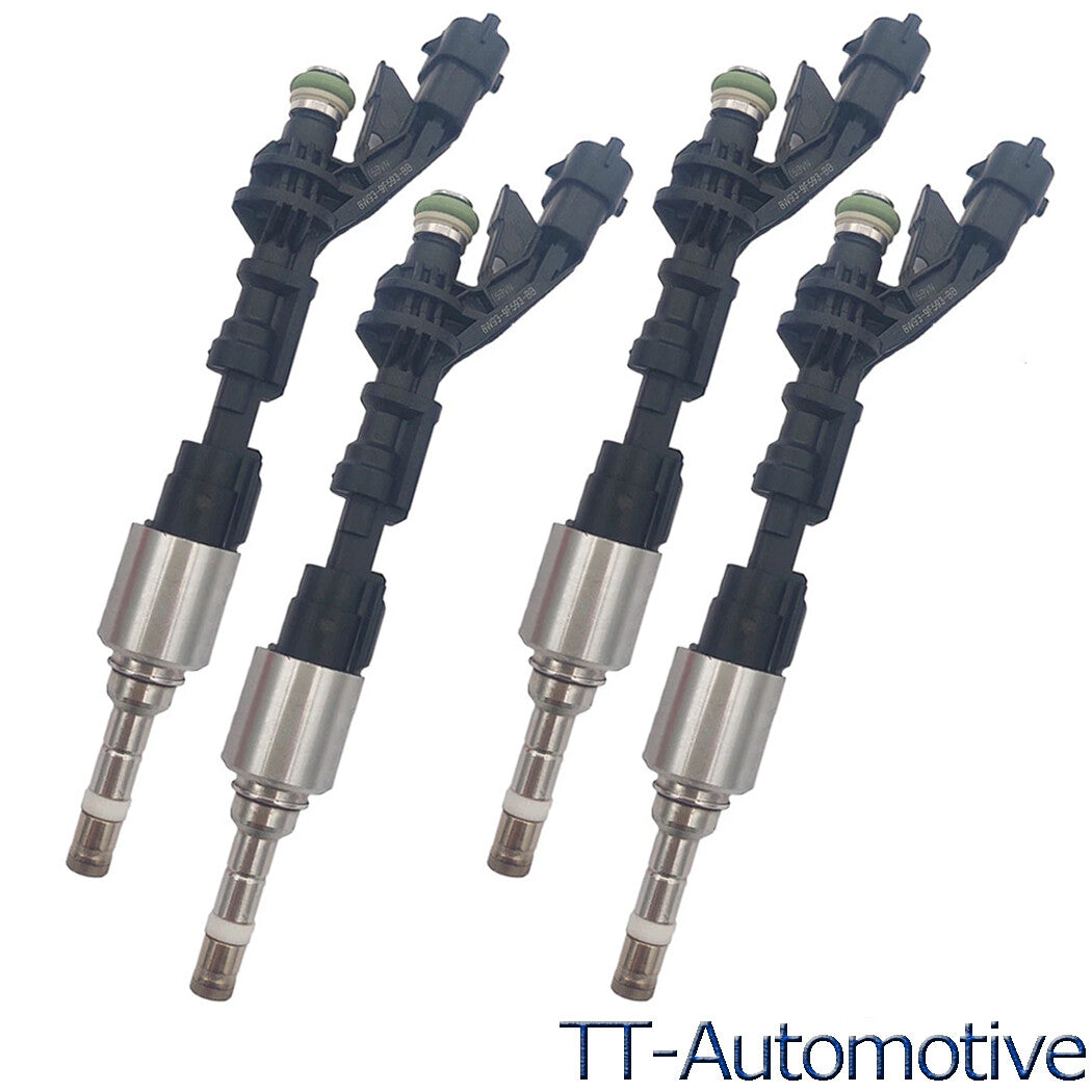 8W93-9F593-BB 4X Fuel Injectors for Land Rover LR4 10-13 for Jaguar XF XK 10-15 5.0L
