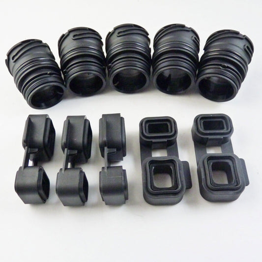 5 Sets for BMW E53 E65 E66 E70 E71 E90 F02 Mechatronic Sealing Sleeve + Adapter
