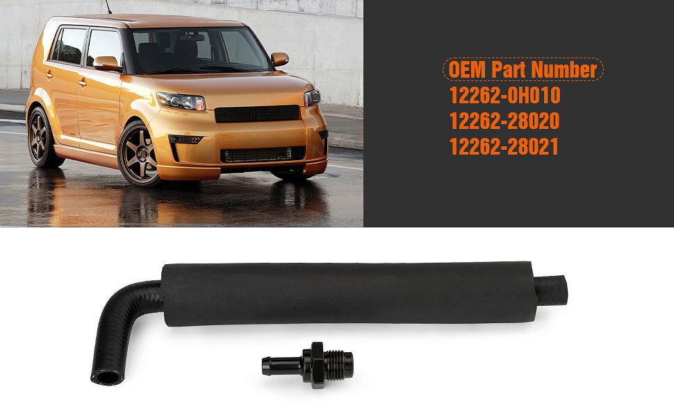 2PCS PCV Valve+Hose Kit for Toyota for Camry RAV4 for Scion TC xB for Lexus HS250h 2.4L 1.8L