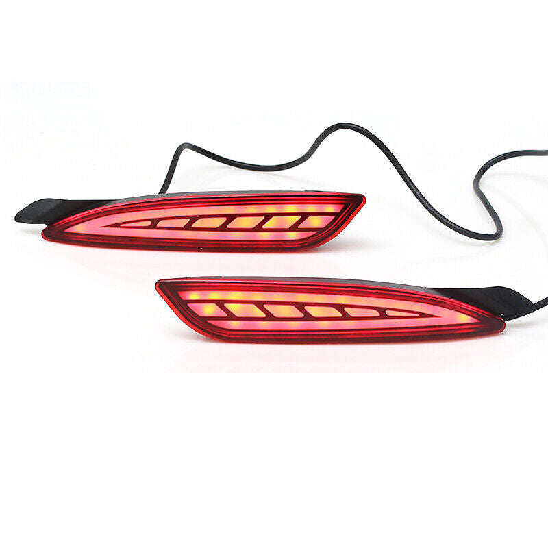 for Mazda 3 hatchback 2019 2020 Pair Rear bumper dynamic turn signal reflector