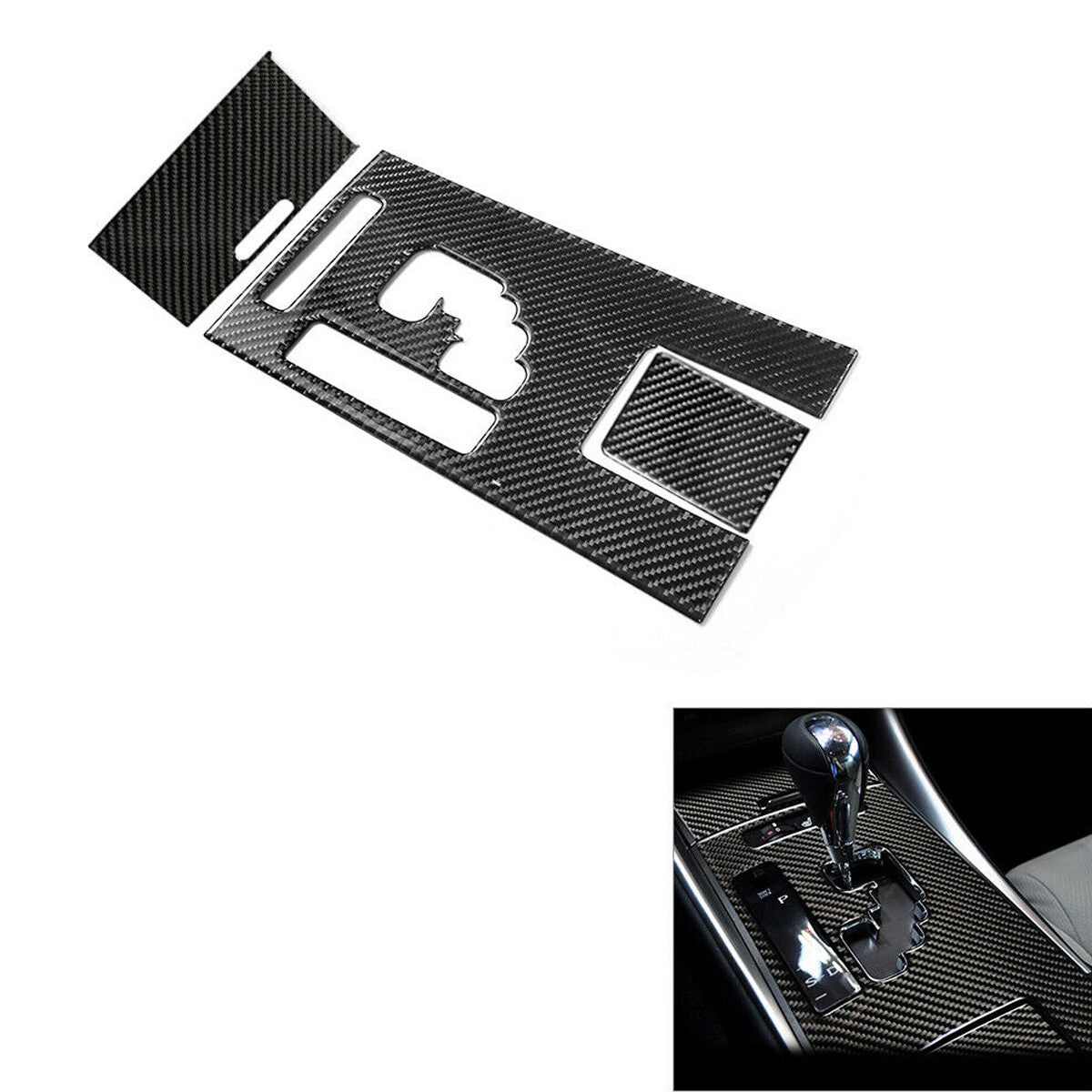 12Pcs For 2006-2012 for LEXUS IS250 IS350 Carbon Fiber Interior Full Set Cover Trim
