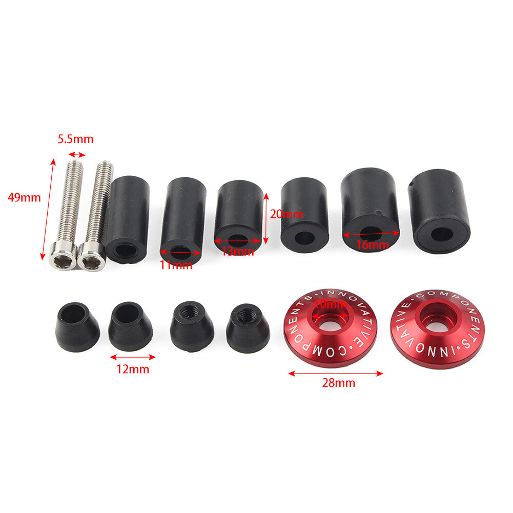 CNC 7/8 Handle Bar End Weights Handlebar Grips Cap Plugs Dirt bike Motorcycle