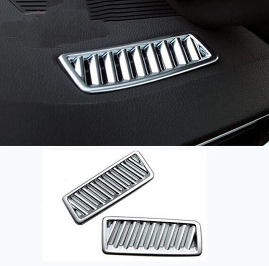 for Toyota Venza 2021-2023 Matte Silver Dashboard Upper Air Outlet Vent Cover 2P