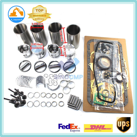 Engine Overhaul Rebuild Kit 2J for Toyota Forklift Trucks SDK8 Loader w/Valves78