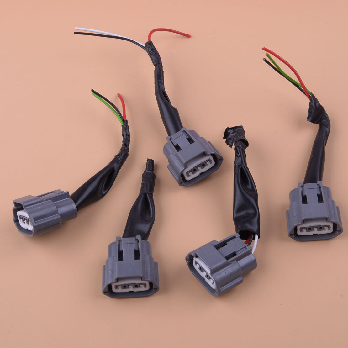 Connector Coil Fit for Nissan Sentra X-Trail 2001-2012 Ignition Wiring 5x Engine