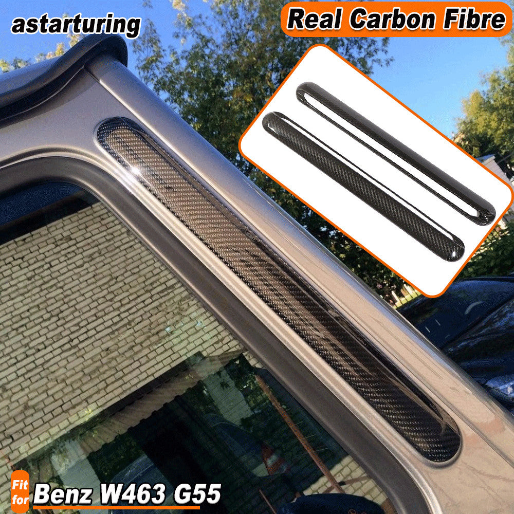 for Benz G Class W463 G500 G63 G55 REAL Carbon Side Air Vent Cover C-Pillar