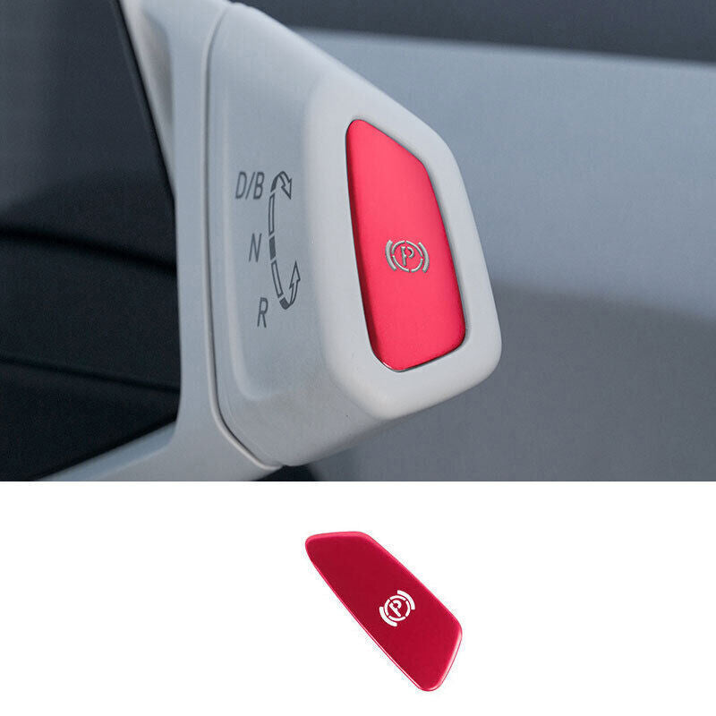 Red Aluminum Middle Console P Block Button Cover Trim for VW ID.4 2021 2022 2023