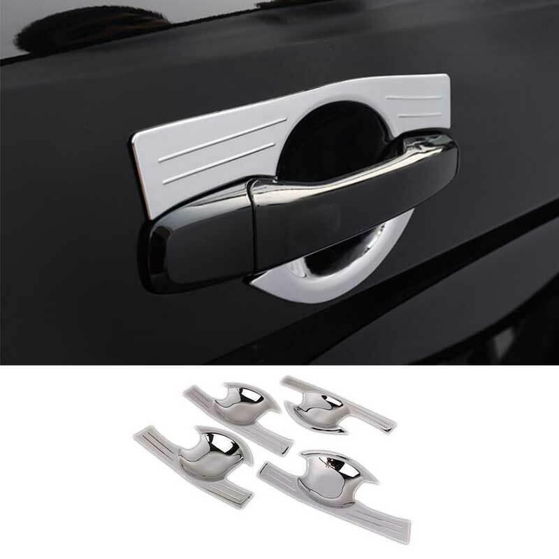 ABS Chrome Outside Door Bowl Cup Cover Trim 4PCS Fit for Ford Explorer 2011-2019