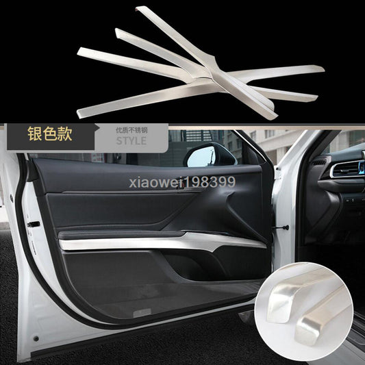 Stainless Inner Door Handle Armrest Stripe Cover trim for Toyota for Camry 2018-2023