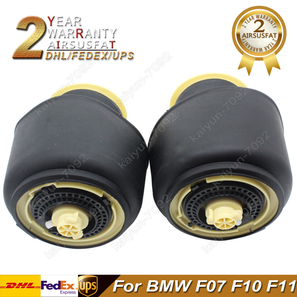  Pair Rear Air Suspension Spring Bag for BMW F07 GT F10 F11 37106781828