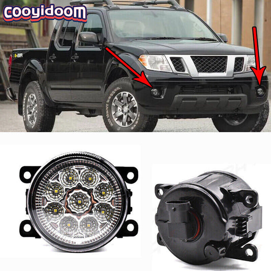 For 2010-2019 for Nissan Frontier Driving Bumper Pair Fog Lights Lamp Wiring Switch