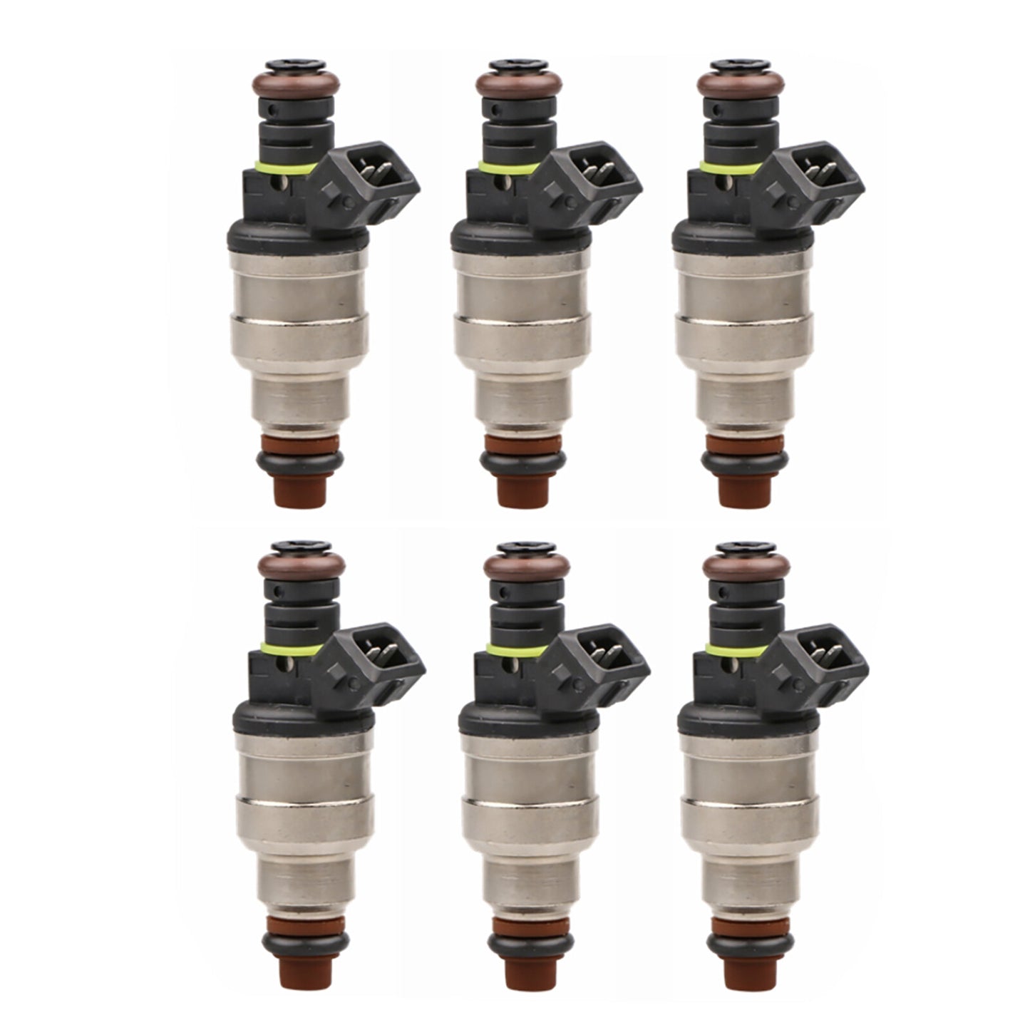 6PCS Flow Matched Fuel injectors for Ford 2.3 2.9 3.0 3.8 4.9 5.0L F47E-A2E