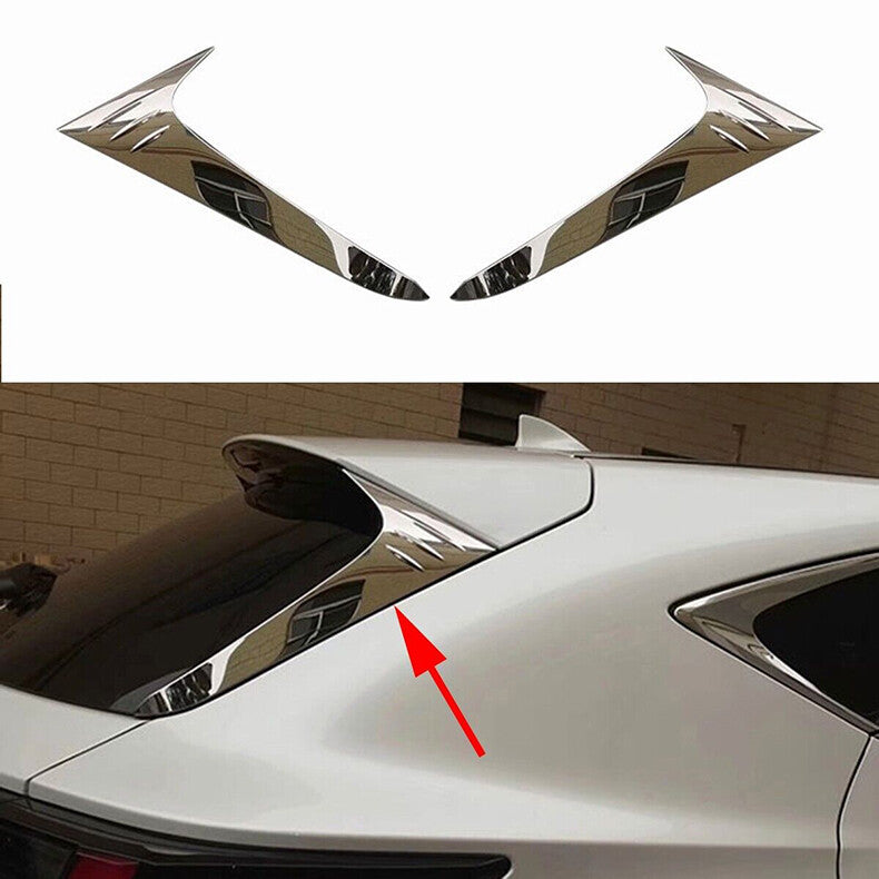 for Lexus NX350 350h 450h+ 2022-2024 RearSpoilerWingSideBeveledWindowCover