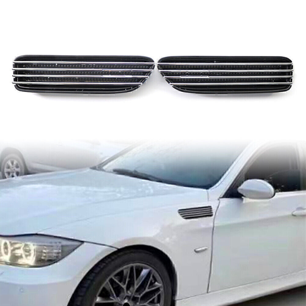 Paar Air Intake Flow Side Fender Vent Hood Scoop CoverFit for BMW E46 M3 2001-2006