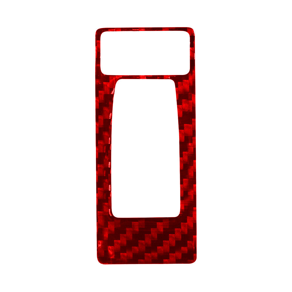 Red carbon fiber passenger side door control cover trim is available on for Chrysler 200