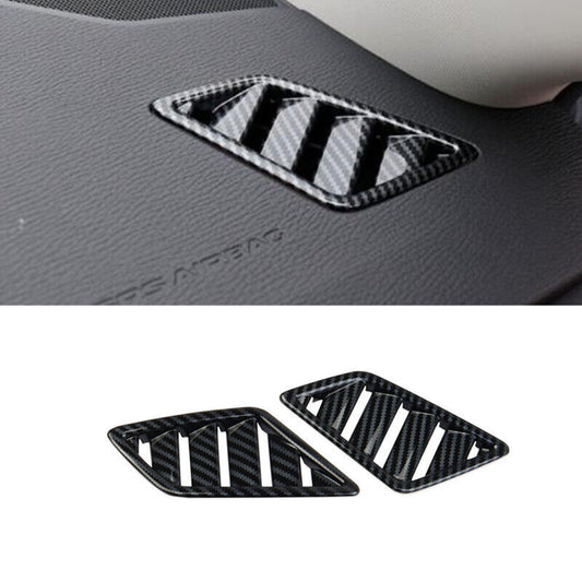 Carbon Fiber Dashboard Air Outlet Vent Cover for Mitsubishi Outlander 2022 2023