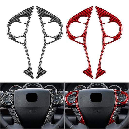 Carbon Fiber Steering Wheel Button Cover Fit for Honda Accord 2013-2017