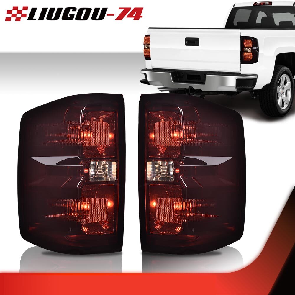 Taillight and brake light strip wiring harness smoked finish suitable for 2014-2019 for Chevrolet Silverado.