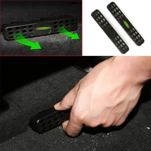for Jaguar F-PACE 2021-2022 Matte Black for Seat Lower Dust Cover Cover Trim 2PCS