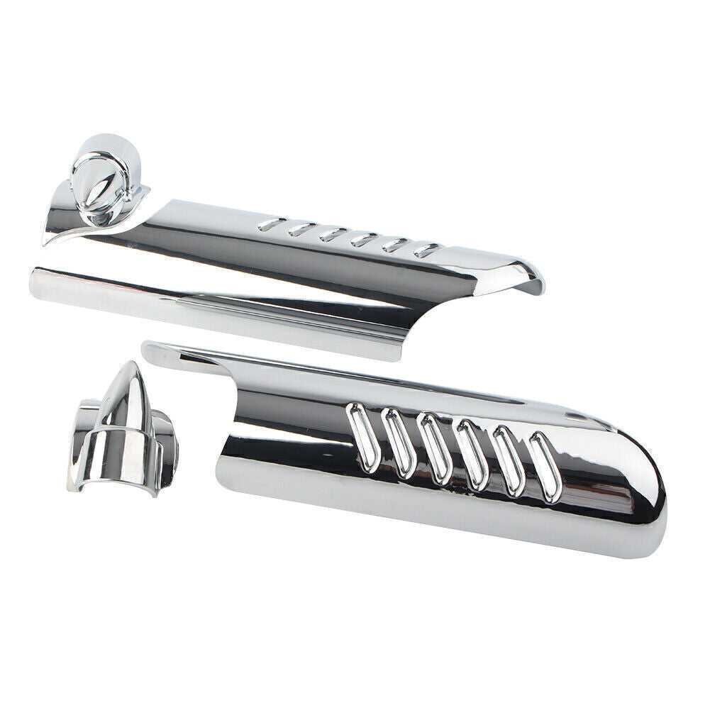 Fork Lower Leg Deflectors Shield Cover Fit for Harley Touring FLHT 2000-2013 cl
