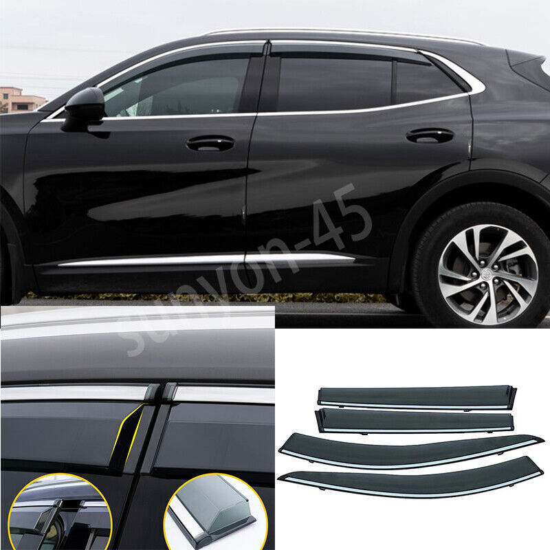 for Buick Envision 2021-2024 Window Wind Visors Sun Rain Guard Vent Deflectors
