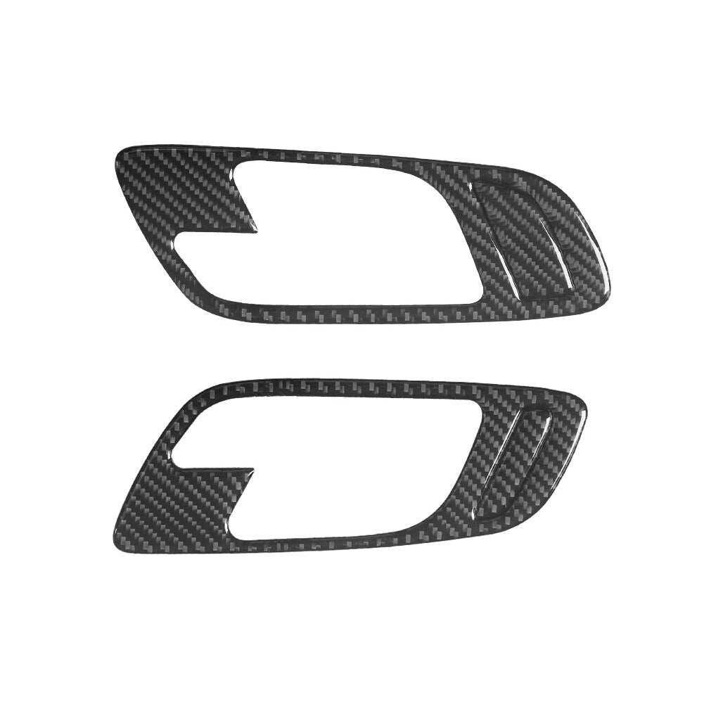 Carbon Fiber Front Door Handle Button Trim For Silverado/tahoe/ for sierra 2007-2014