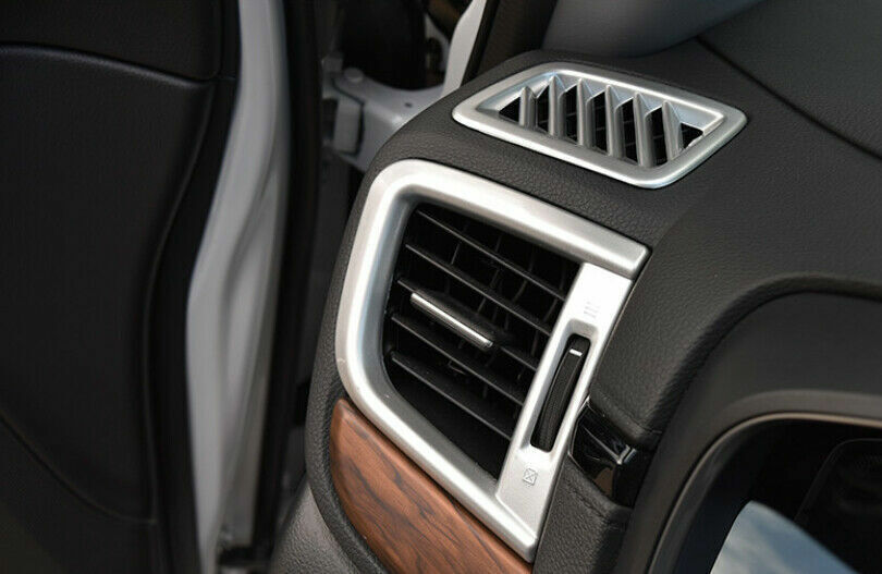 LR AC Air Outlet Vent Cover Trim 2PCS for Honda CRV CR-V 2017-2022 Matte Silver