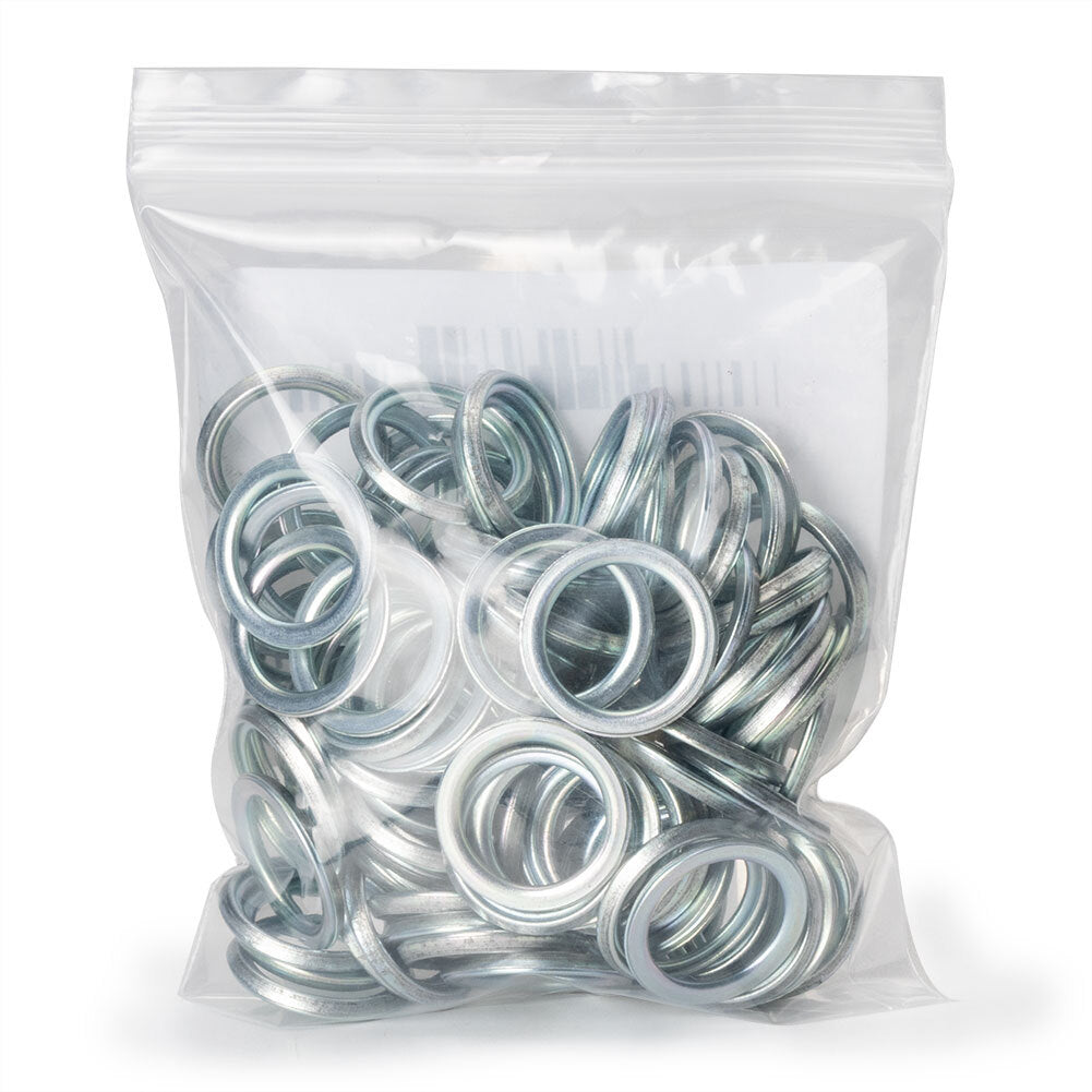 100X M14 Crush washing machine drain plug gasket suitable for Mitsubishi MD050317 21513-21000