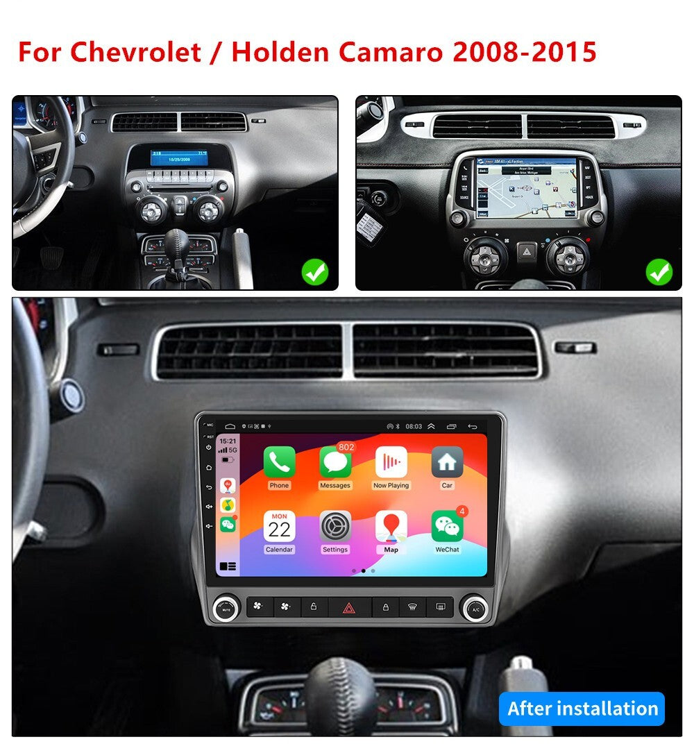 Fit for Chevrolet Camaro 2008-2015 9in Android 13 Carplay Car Stereo Radio GPS