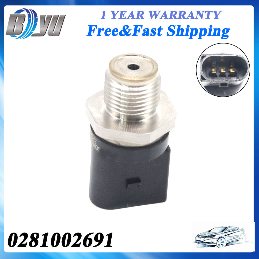 0281002842 NEW FUEL RAIL HIGH PRESSURE SENSOR for SMART FORFOUR 454 1.5 CDI