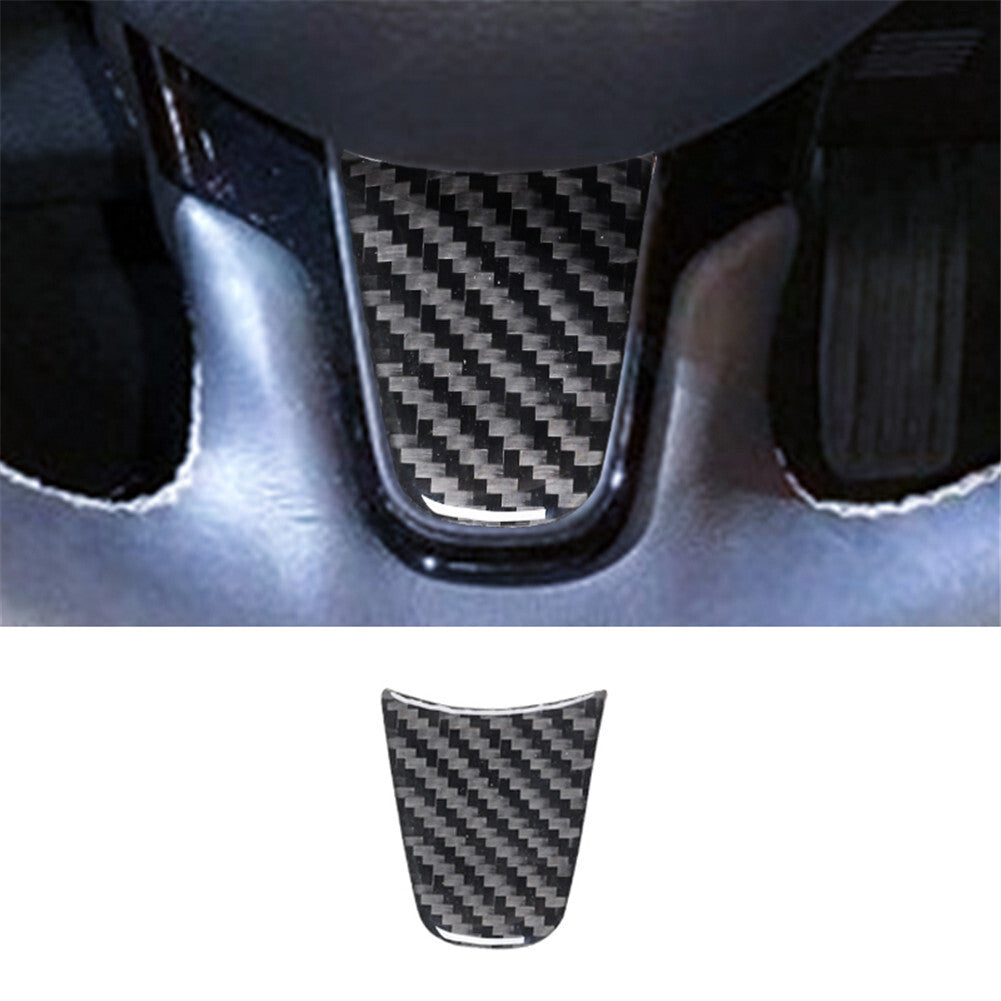 Carbon fiber interior steering wheel chin guard trim for Chrysler 200 (2015-2017)