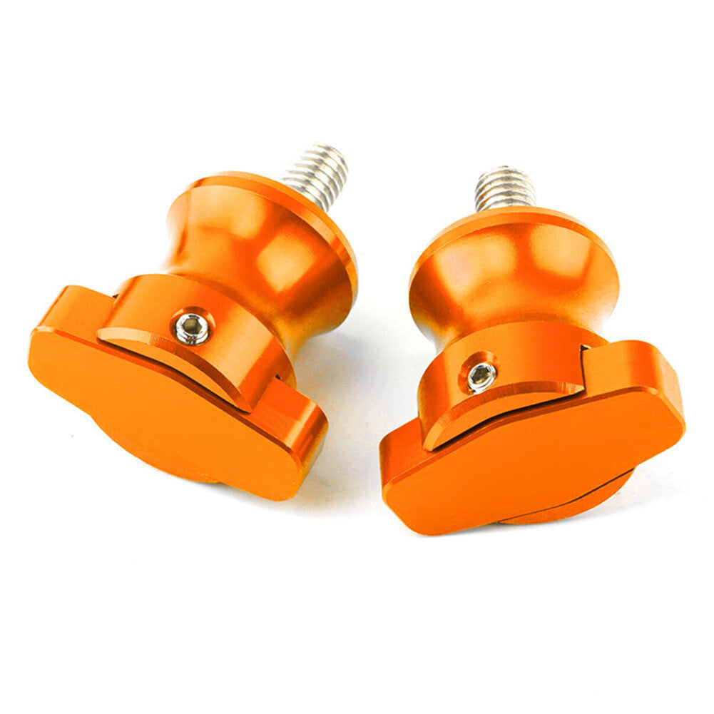 2¢ªSchwingenschieber Spulen St?nderschrauben M8 f¨¹r for Honda CBR600RR 2003-17 Orange