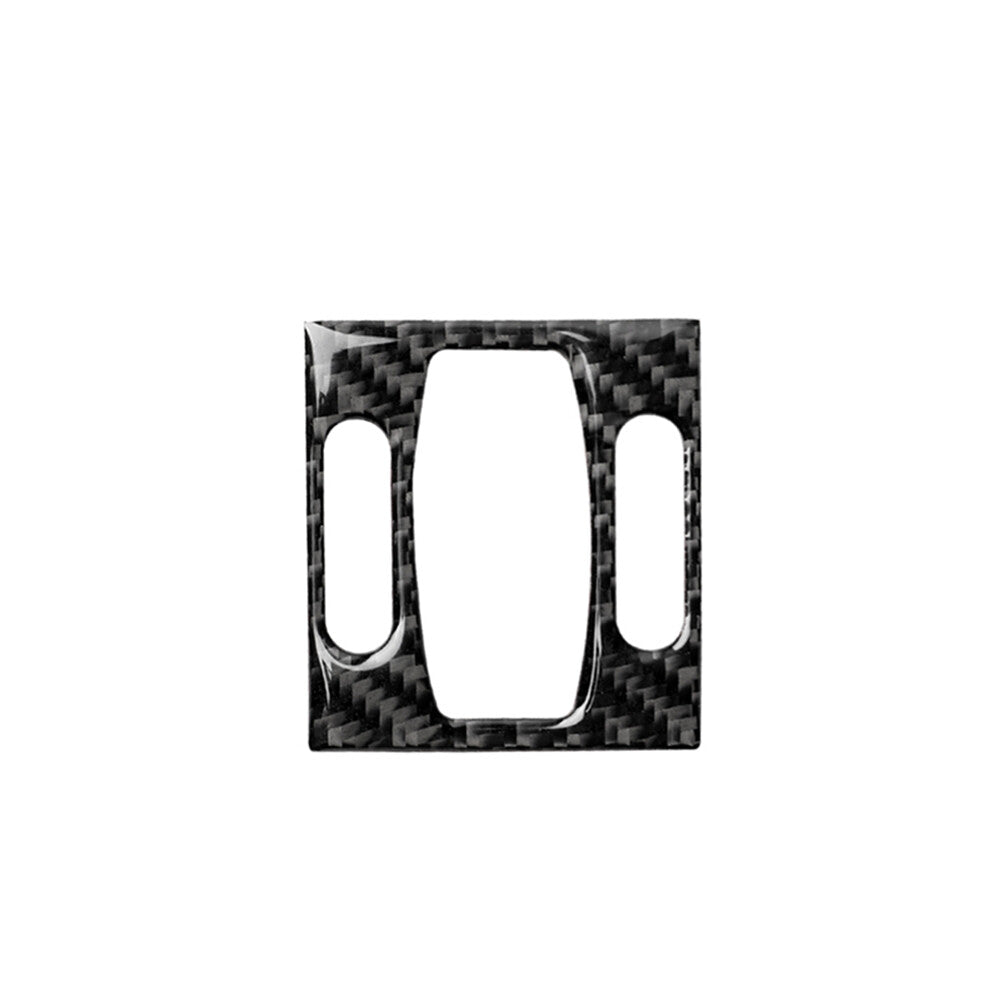 Carbon fiber central vent outlet trim for BMW 5 Series E60 2004-2011