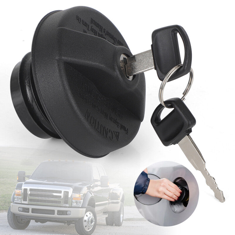 LOCKING Gas Fuel Tank Cap W/Keys MGC791 FITS for FORD F150 F250 F250 F350 F450