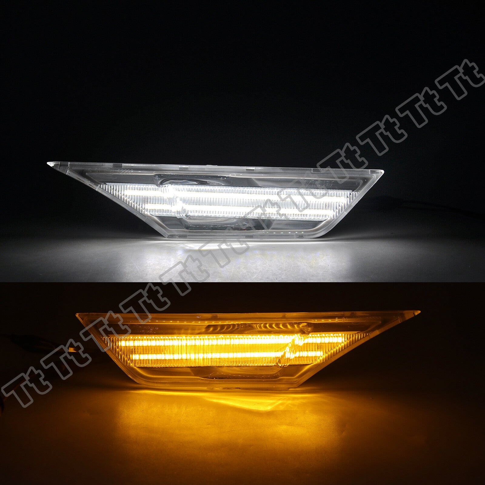 Applicable to 2016-2023 for Honda for Civic Amber White Switch LED Side Marker Light Signal DRL