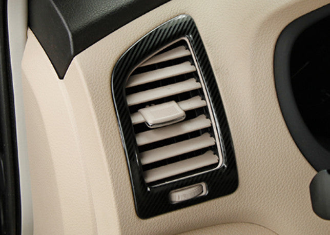 carbon fiber console LR air outlet vent trim for Nissan Teana Altima 2013-2018