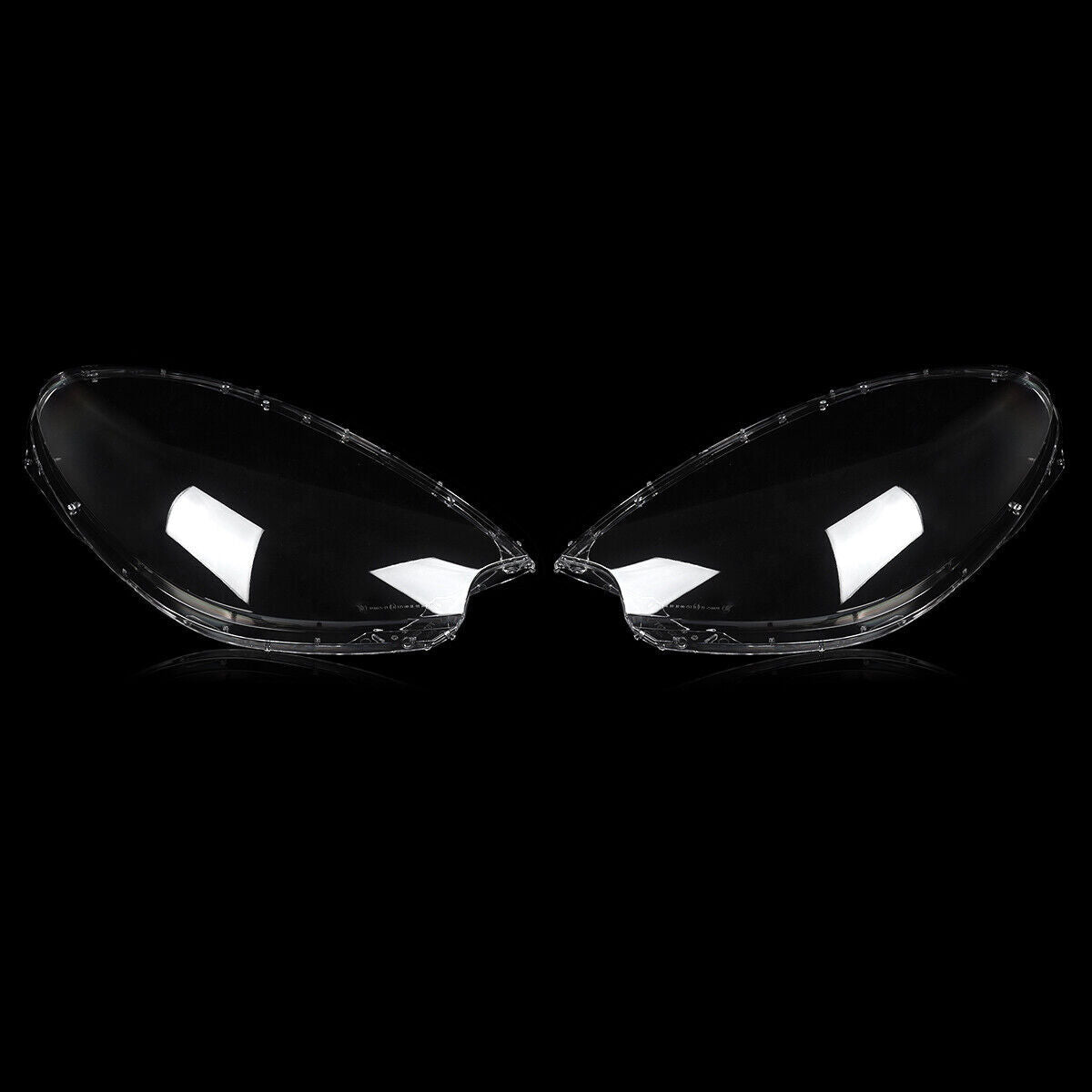 2pcs Front Headlight Lens Cover Shell LampShade for Porsche Macan 2015-2018