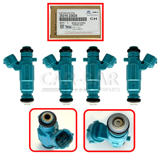 4 x Fuel Injectors for Hyundai Azera for Tucson for Kia Sportage Soul Optima 3531023630
