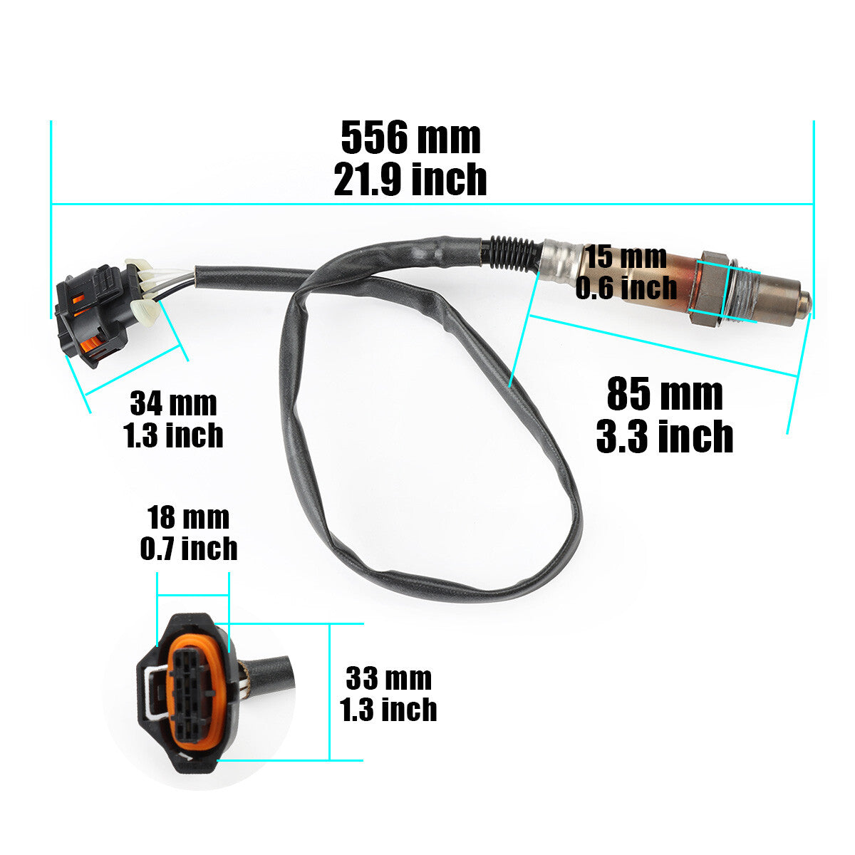 New oxygen sensor 234-4079 for Chrysler Cirrus Sebring and for Dodge for Ram Stratus.