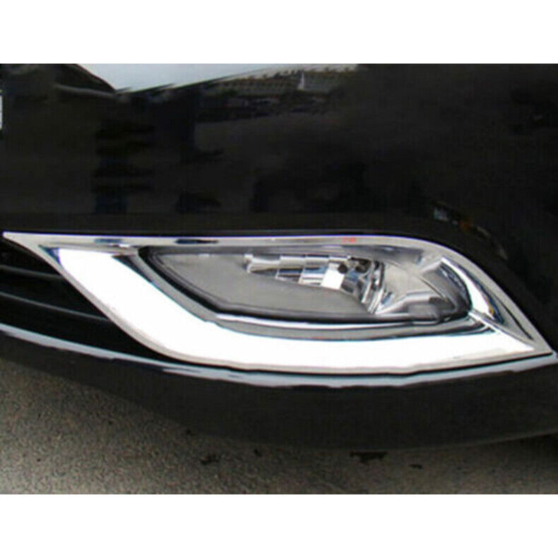 for Hyundai Sonata 2011-14 Chrome Front Bumper Fog Light Lamp Cover Decor Trims