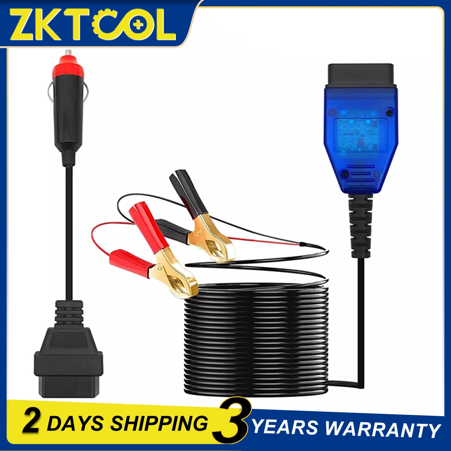 Car Memory Data Saver Automotive Emergency Power Supply Cable Battery Cable OBD