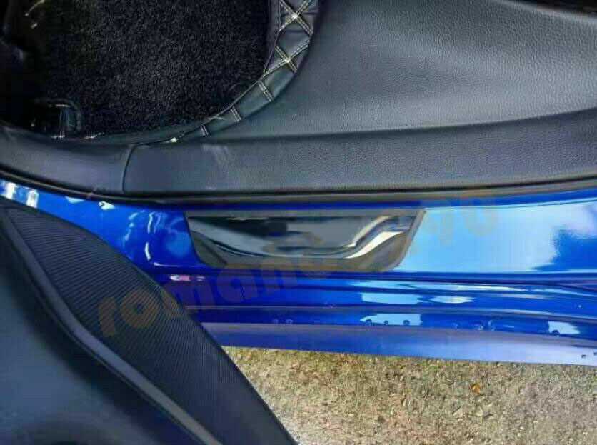 4P for Honda for Civic 2022-2023 Car Accessories Outside Door Sill Scuff Plate Cover