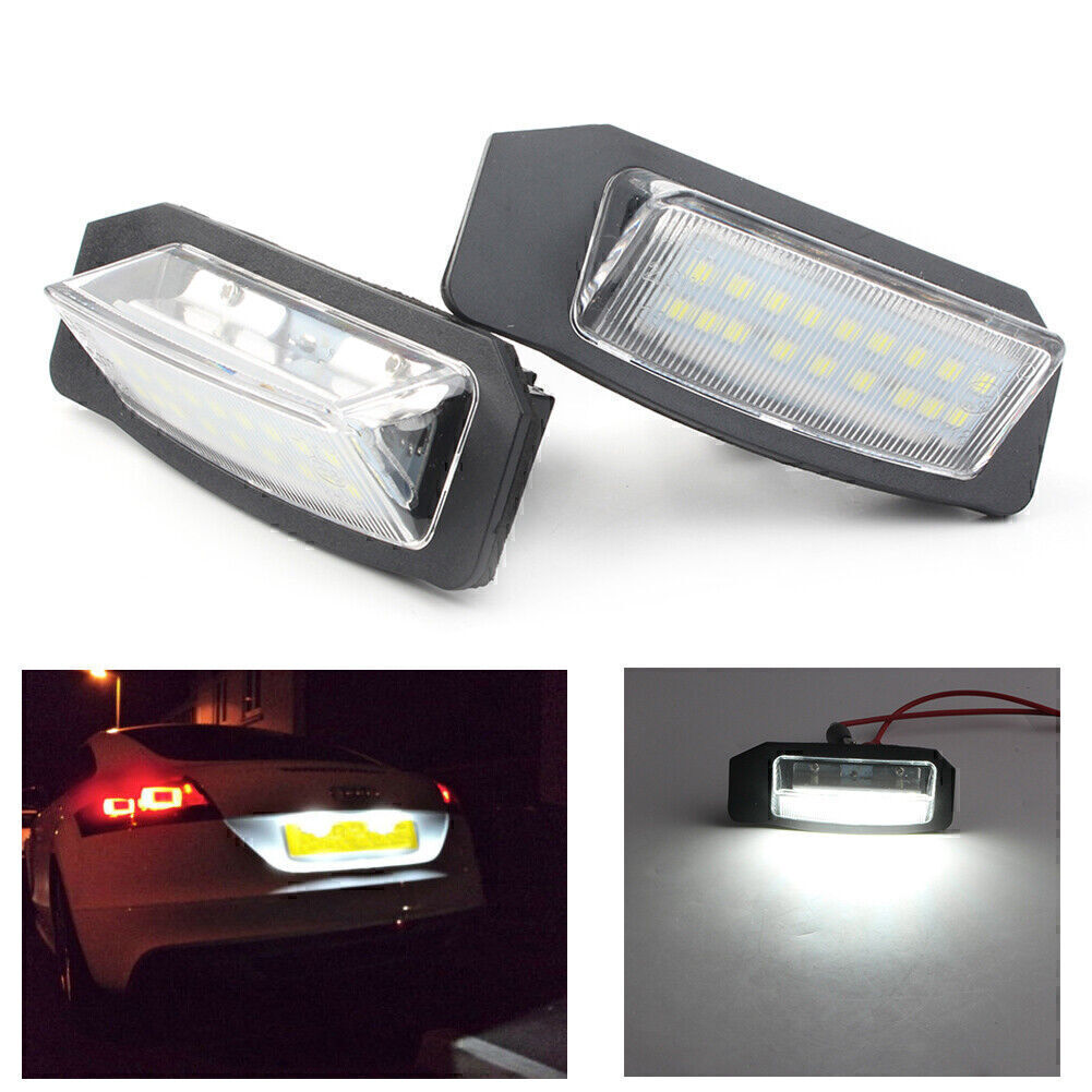 2X LED License Plate Light for Mitsubishi Outlander 06-21 Outlander EX 2007-2017