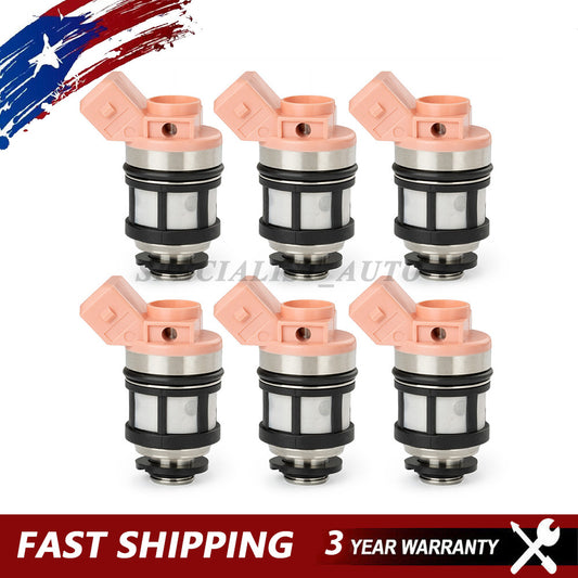 6X for Nissan Pathfinder Quest D21 Pickup 3.0L 16600-88G10 Fuel Injectors JS20-1