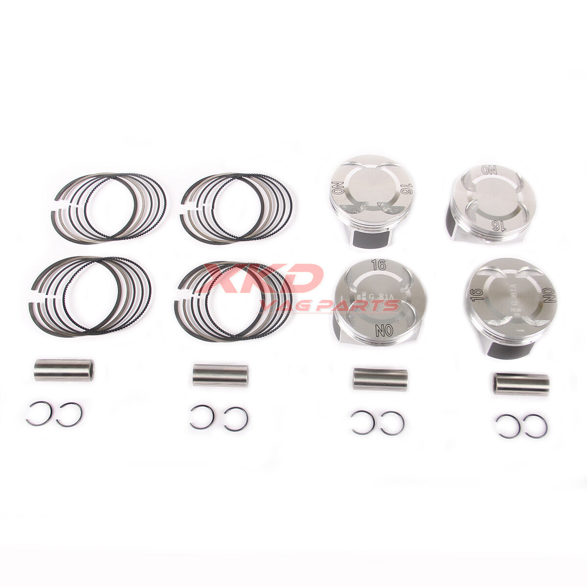 1.6L Pistons Ring Kit  19 mm Fit for Buick for Chevrolet for Opel Astra LDE
