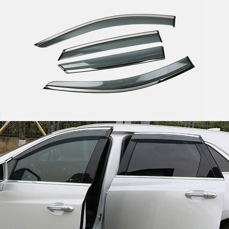 for Cadillac XT4 2019-2024 Side Window Wind Visors Sun Rain Guard Vent Deflector
