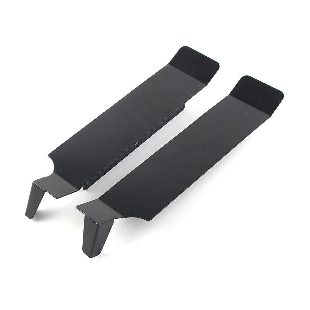 Saddlebag Filler Panels Solid Strips Black for Harley Road King EFI FLHRI FLHR