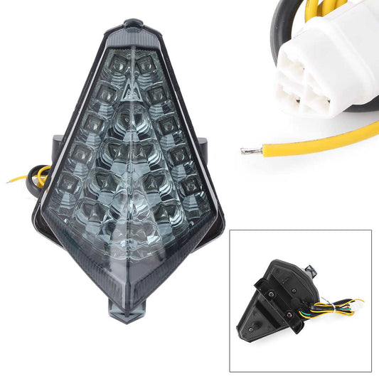 For 2007 2008 for Yamaha YZF R1 ABS Black LED Tail Light Running Brake Turn Signals